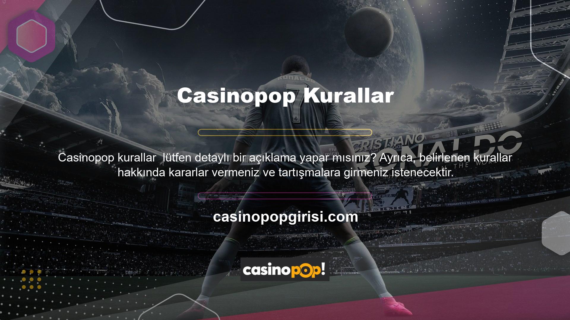 Kurallara uyarsanız kazanma şansınız var