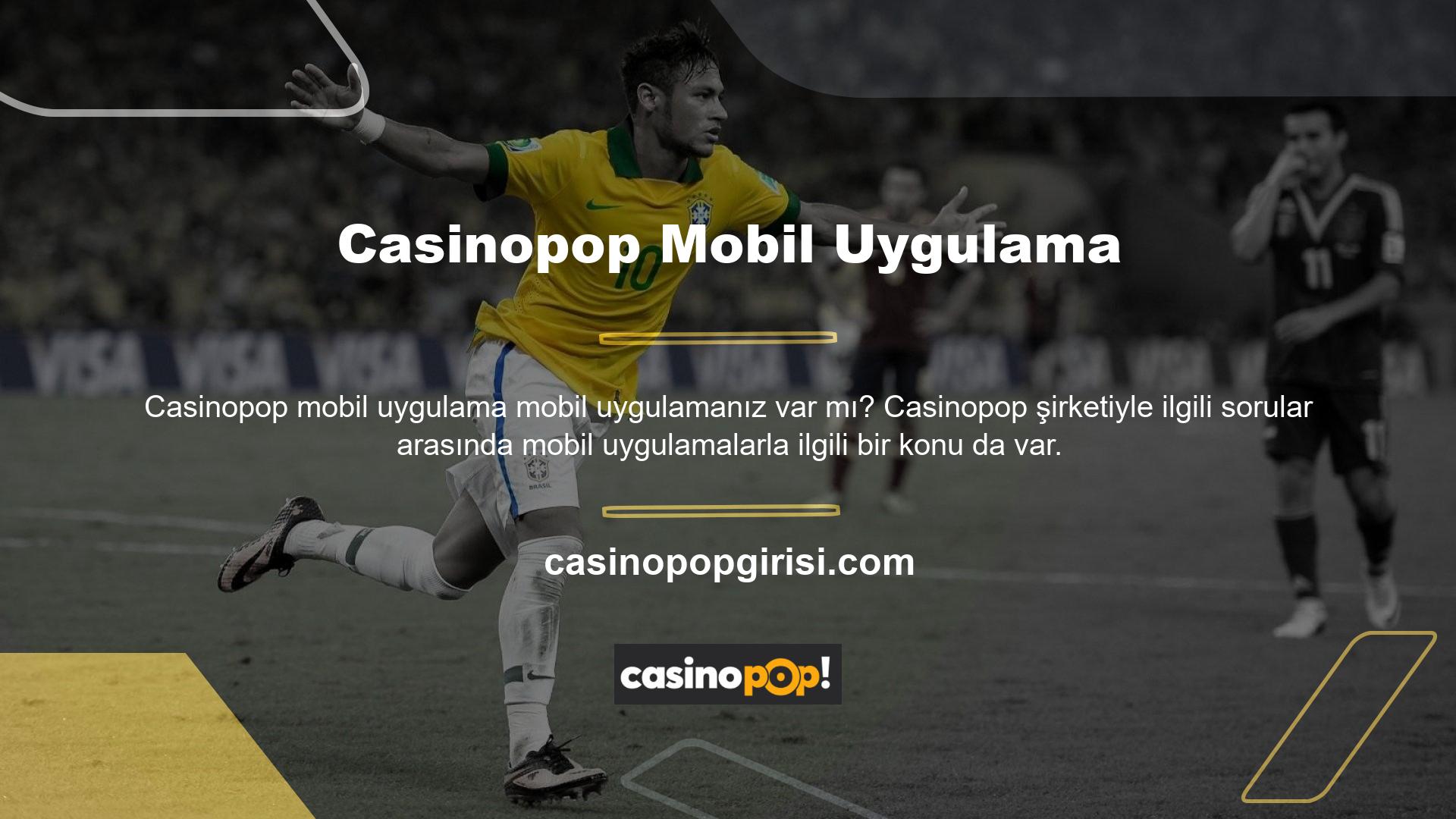 Şirketin hem spor hem de casino oyunları için özelleştirilmiş programları vardır