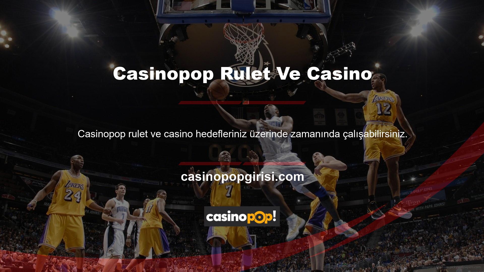 Casinopop küresel organizasyonunda, sadece siteye giriş yaparak çeşitli fırsatları zamanında kontrol etme ve uygulama olanağına sahip olduğunuzu unutmamak önemlidir